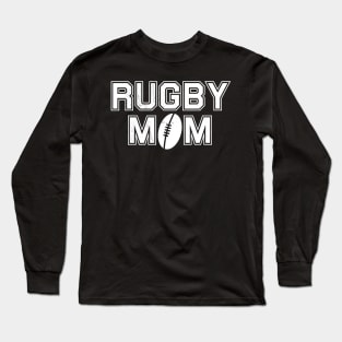 Rugby Mom Coach Love Long Sleeve T-Shirt